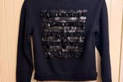 Black whistles sweatshirt