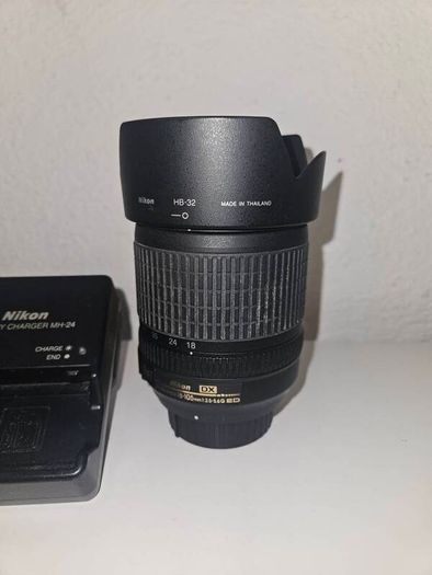 Nikon D3100 with lens