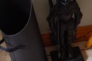 Heavy Duty Cast Iron -Black Knight- Companion Set With BLACK COAL HOD.