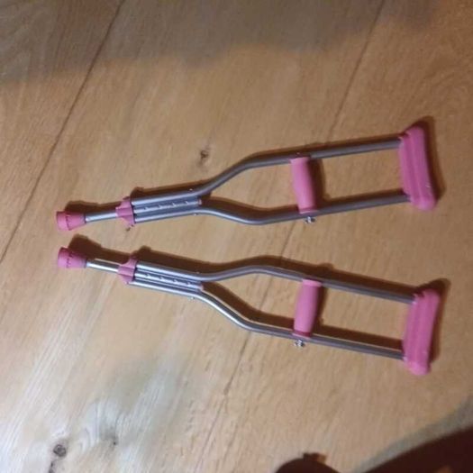 Our Generation scooter and crutches