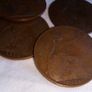 2 x 1916 copper pennies. Image 5