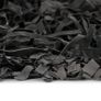 Shaggy Rug Genuine Leather 190x280 cm Grey Image 4