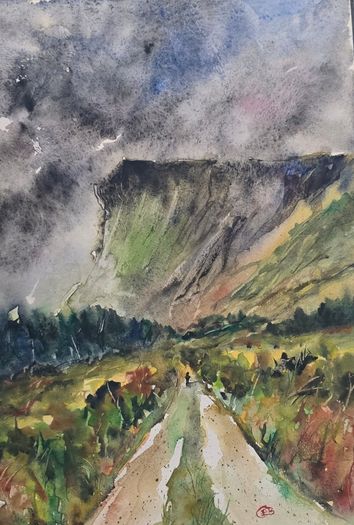 Ben bulben watercolour