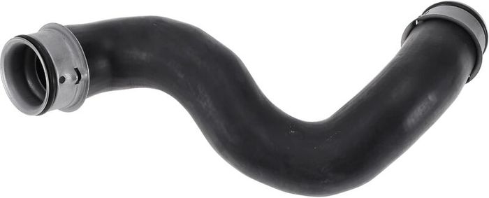 Lower Radiator Hose for Mercedes-Benz C-Class 2008-2024, E-Class 2008-2016, CLS 2011-2017 - Rubber - Black - 1 Pc - OE Number: A2045011682