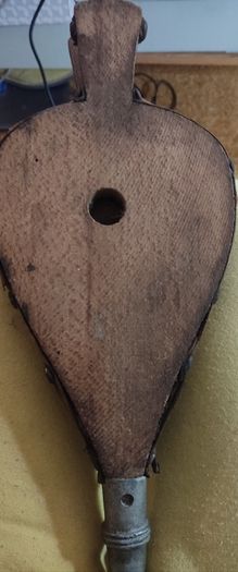 Vintage Wood and Leather Fire Bellows