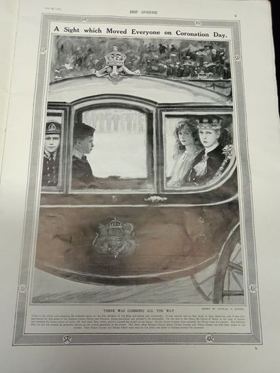 The Sphere / An Illustrated Newspaper of  the coronation of King George V of the United Kingdom( June 27th  1911 )