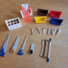 Miniature tools / tool boxes for dolls house