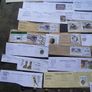 A Box With Collection Of Irish Stamps Image 8