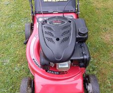 warrior petrol lawnmower