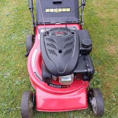 warrior petrol lawnmower