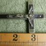 Carmelite Nuns Antique Prayer & Meditation Ebony & Bronze Habit Crucifix Cross Image 5