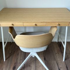 IKEA desk and desk chair