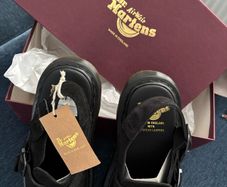 Dr. Martin Black Mule