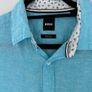 Hugo Boss regular fit linen shirt Image 2