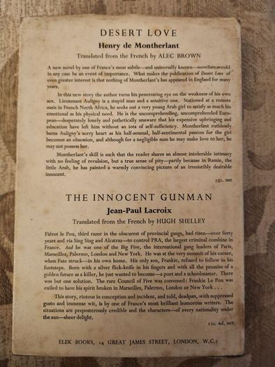 Amorous Ghost. By Pierre Bessant-massenet. Translated By  Hugh Kelly. First  Edition Translated. Hardback With Dustjacket In Good Condition  35.