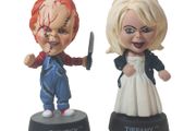 Chucky and Tiffany Little Big Heads Bride of Chucky Sideshow Collectibles