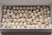 White Stone Beads ready for crafting