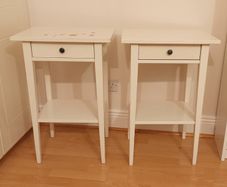 Ikea Hemnes bedside tables  white