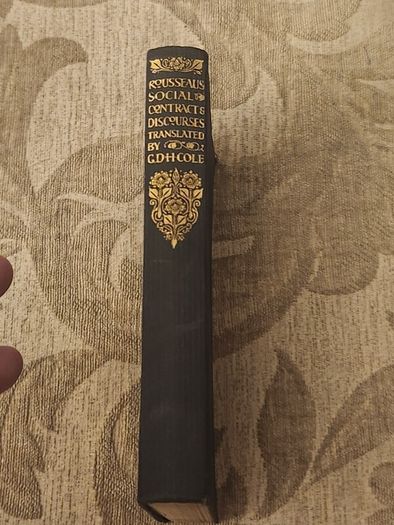Rousseau's Social Contract, Etc. Translated By G.d.h. Cole, Fellow Of Magdalen College, Oxford. 1932 Hardback In Good Condition. See Photos For Same.