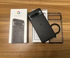 Google Pixel 8 Pro 128gb Obsidian Black, in excellent condition, with box, case and screen protector