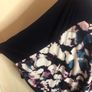 Nina Leonard navy/floral blouse (4XL) Image 3