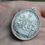 Irish Antique Sterling Silver Medal: Congregation of the Children of Mary, Dublin 1941  8 grams silver Image 2