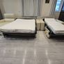 leather cream couches Image 3