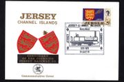 1978 Jersey Illustrated Cover Commemorating Centenary of The Founding of Jersey Railway Co 878-1978 tying 5p definitive stamp on 28th October 1978