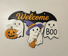 Halloween Welcome Window or Door Decoration
