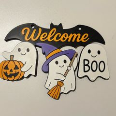 Halloween Welcome Window or Door Decoration