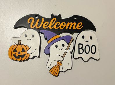 Halloween Welcome Window or Door Decoration