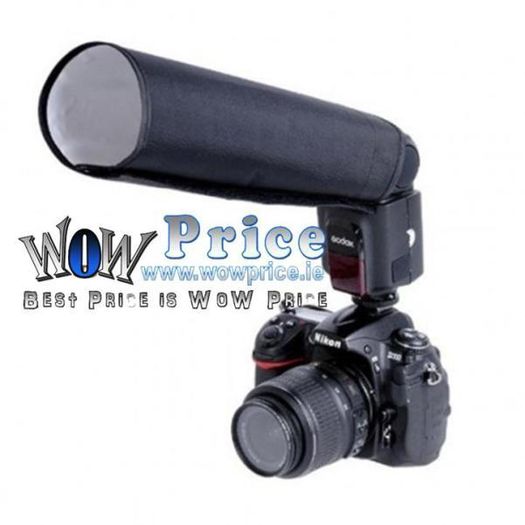 18348 Universal Snoot Flash Softbox Diffuser Silver Reflector