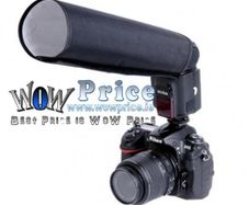 18348 Universal Snoot Flash Softbox Diffuser Silver Reflector