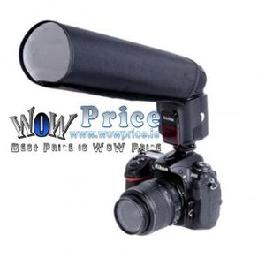 18348 Universal Snoot Flash Softbox Diffuser Silver Reflector