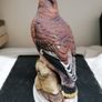KK Japan Waxwing porcelain bird figurine Image 5