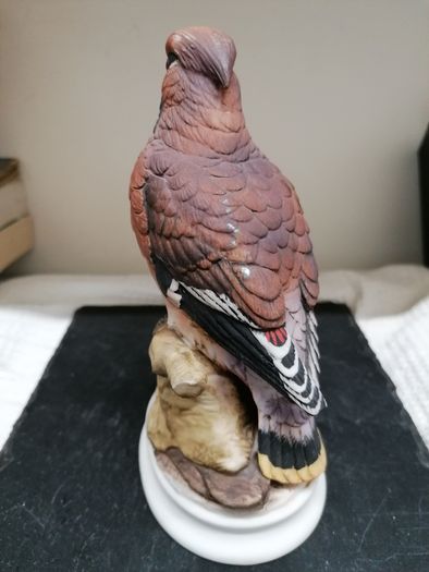KK Japan Waxwing porcelain bird figurine