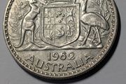 Australia Silver Florin 1962
