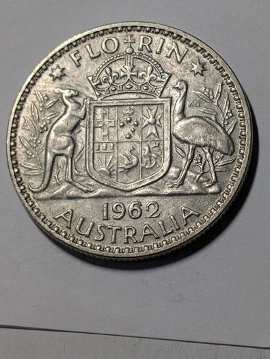 Australia Silver Florin 1962