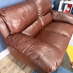 Leather sofa