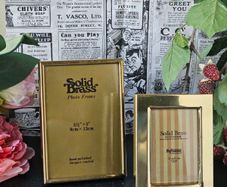 Solid Brass Photo Frames