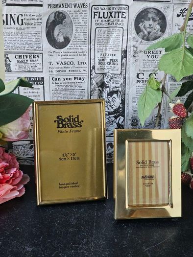 Solid Brass Photo Frames