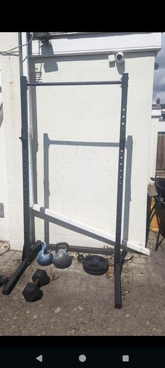 BLK Box Squat Rack, Bar + Plates
