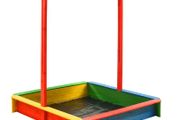 Sandbox with Adjustable Roof Fir Wood Multicolour UV50