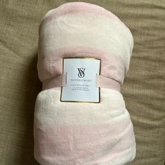 Victoria's Secret Cozy Candy Stripe Blanket
