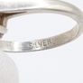 925 Sterling Silver Smoky Quartz Ring - Vintage Image 5