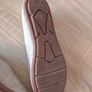 Flat linen look loafers size UK 3 Image 3