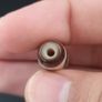 Antique 2 Eyes Himalayan Tibetan Agate Dzi Bead Amulet 29.6mm Image 4