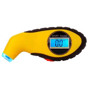 Tyre Air Pressure Gauge Meter Electronic Digital LCD Tire Tester Tool for Car Bike American Schrader Standard Valves