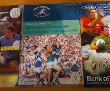 Various Leinster SFC match programmes.
