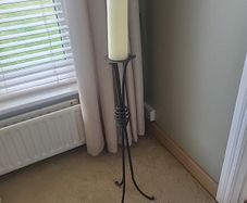 candle holder black